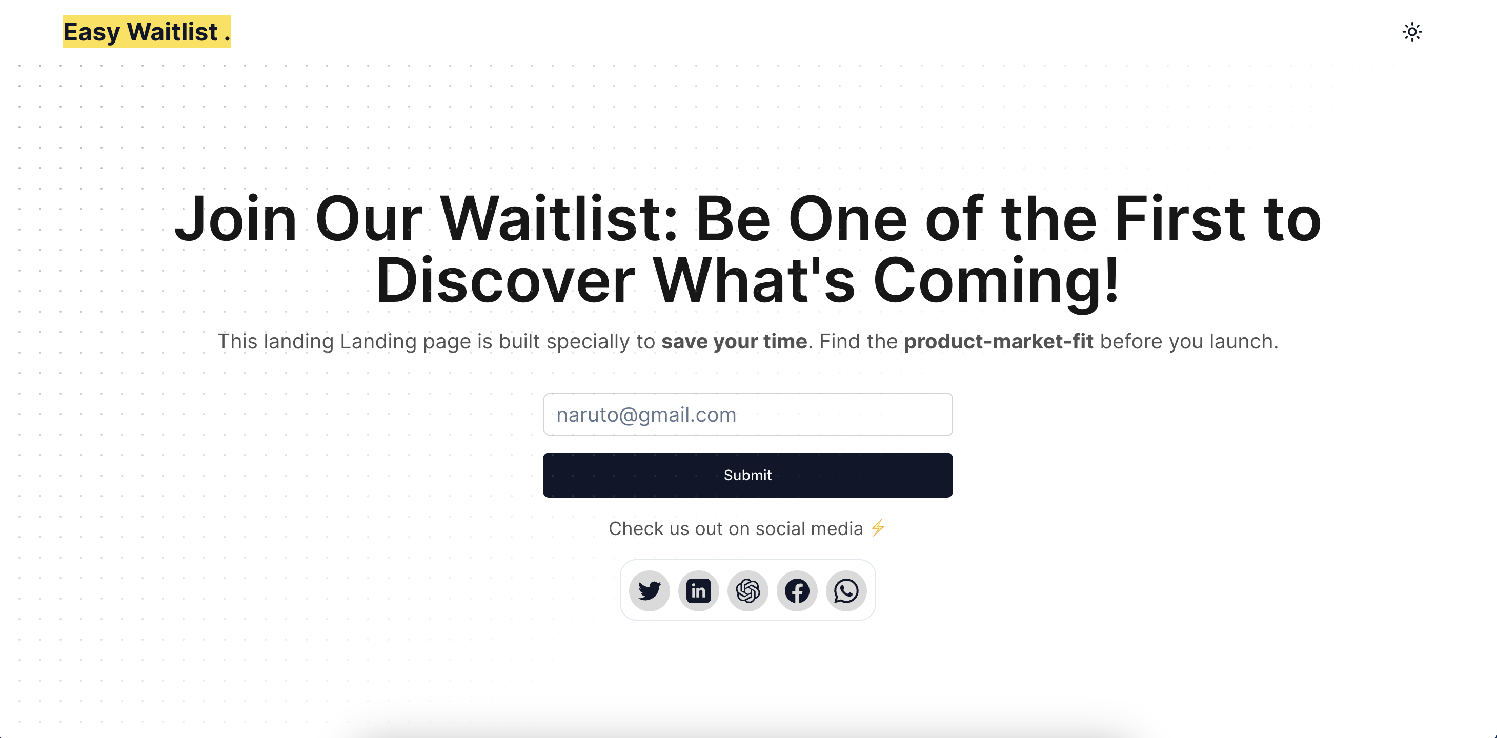 EZ Waitlist